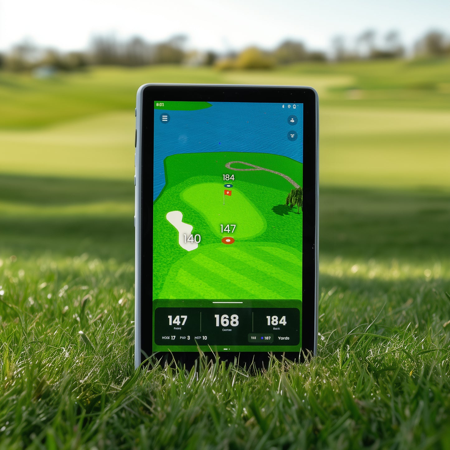 PINNED GOLF THE CADDIE GPS TABLET