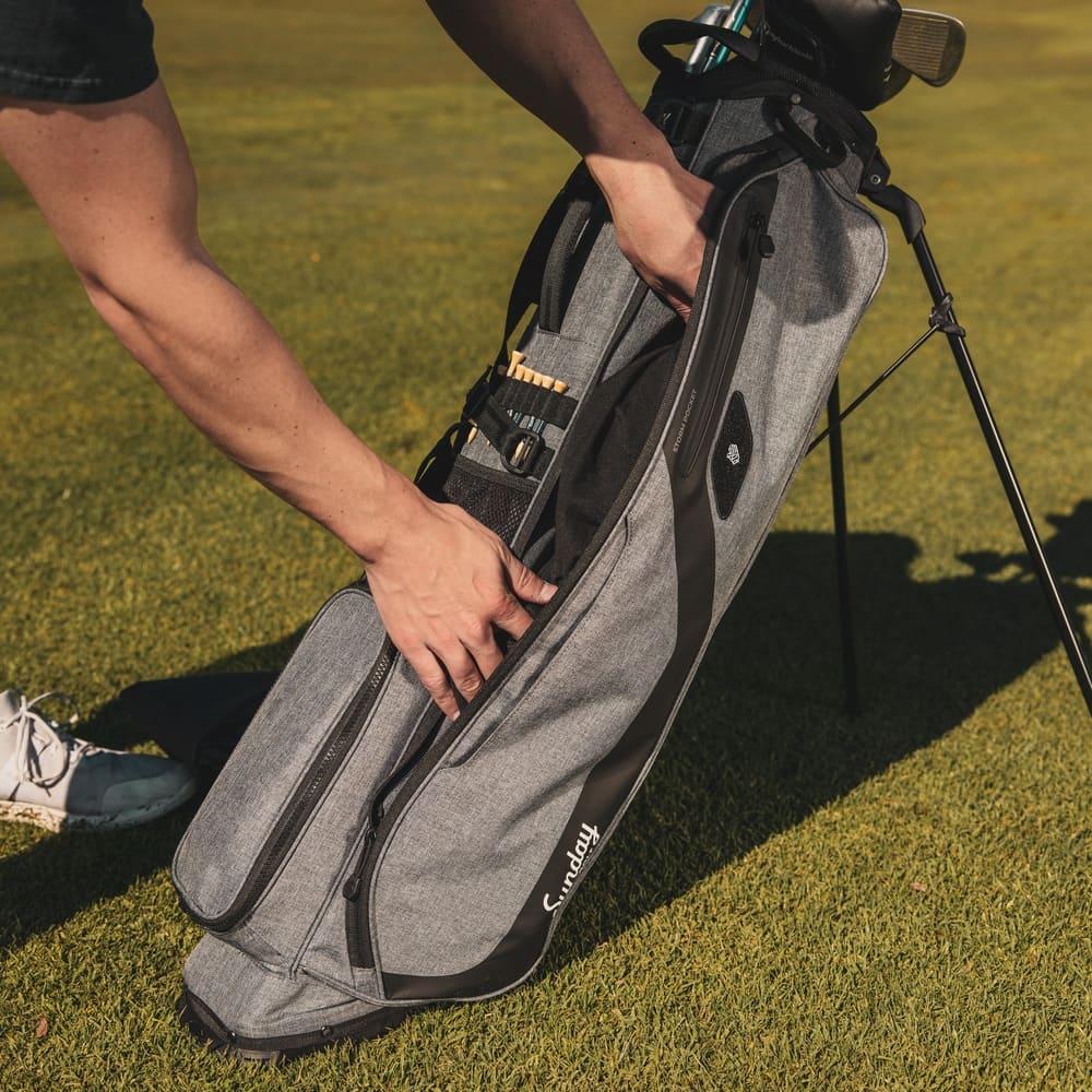 SUNDAY GOLF EL CAMINO WALKING BAG - HEATHER GRAY