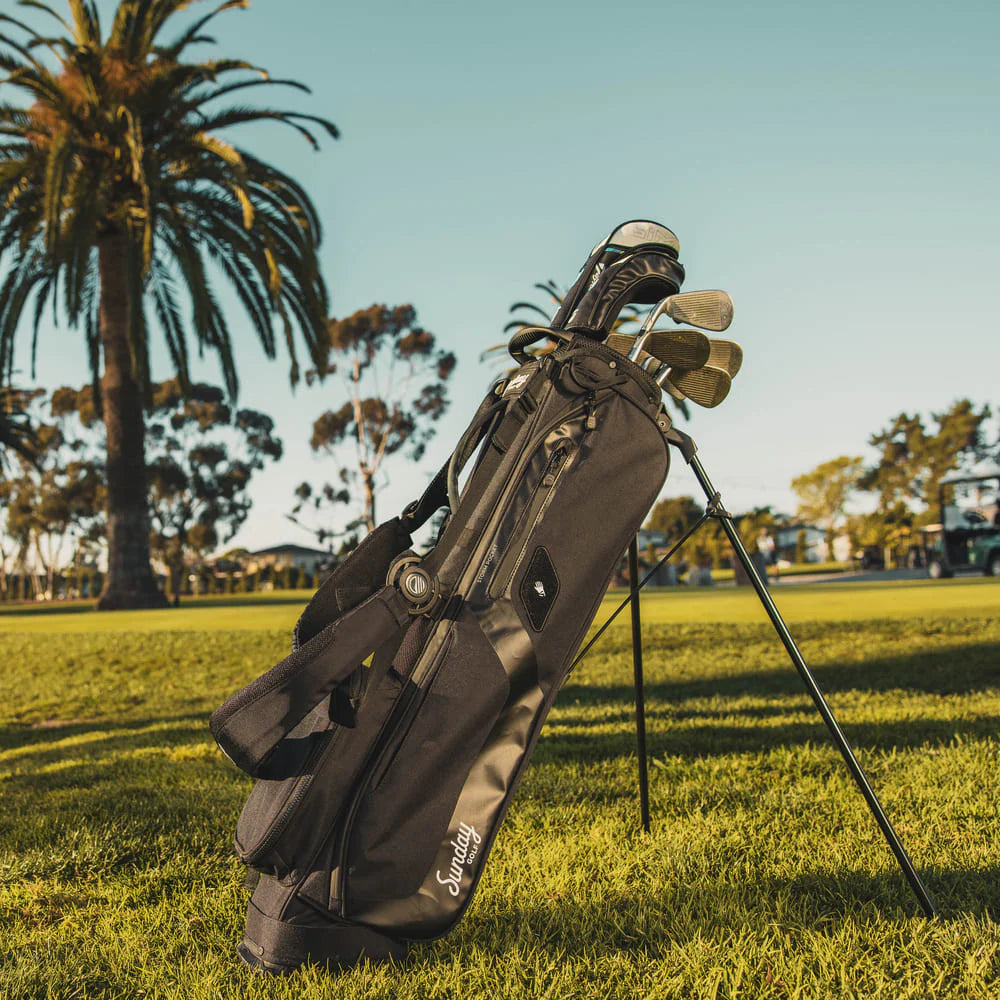SUNDAY GOLF EL CAMINO WALKING BAG - MATTE BLACK