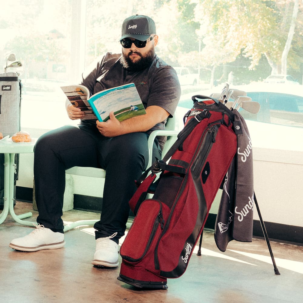 SUNDAY GOLF EL CAMINO WALKING BAG - RON BURGUNDY