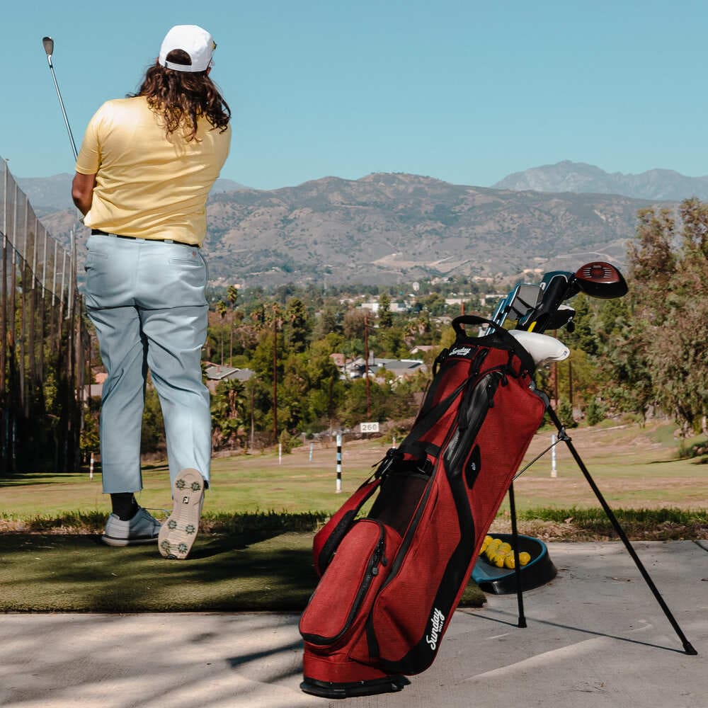 SUNDAY GOLF EL CAMINO WALKING BAG - RON BURGUNDY