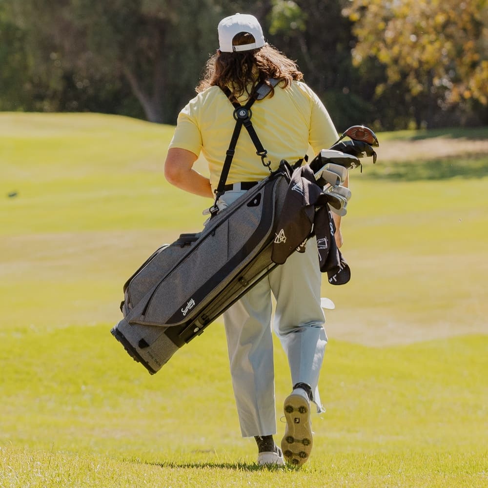 SUNDAY GOLF RYDER 23 STAND BAG - HEATHER GRAY