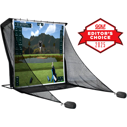 SIMSPACE DELUXE GOLF PRACTICE NET + SCREEN