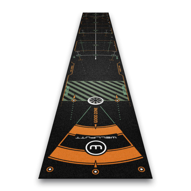 WELLPUTT 4M PUTTING MAT - BLACK