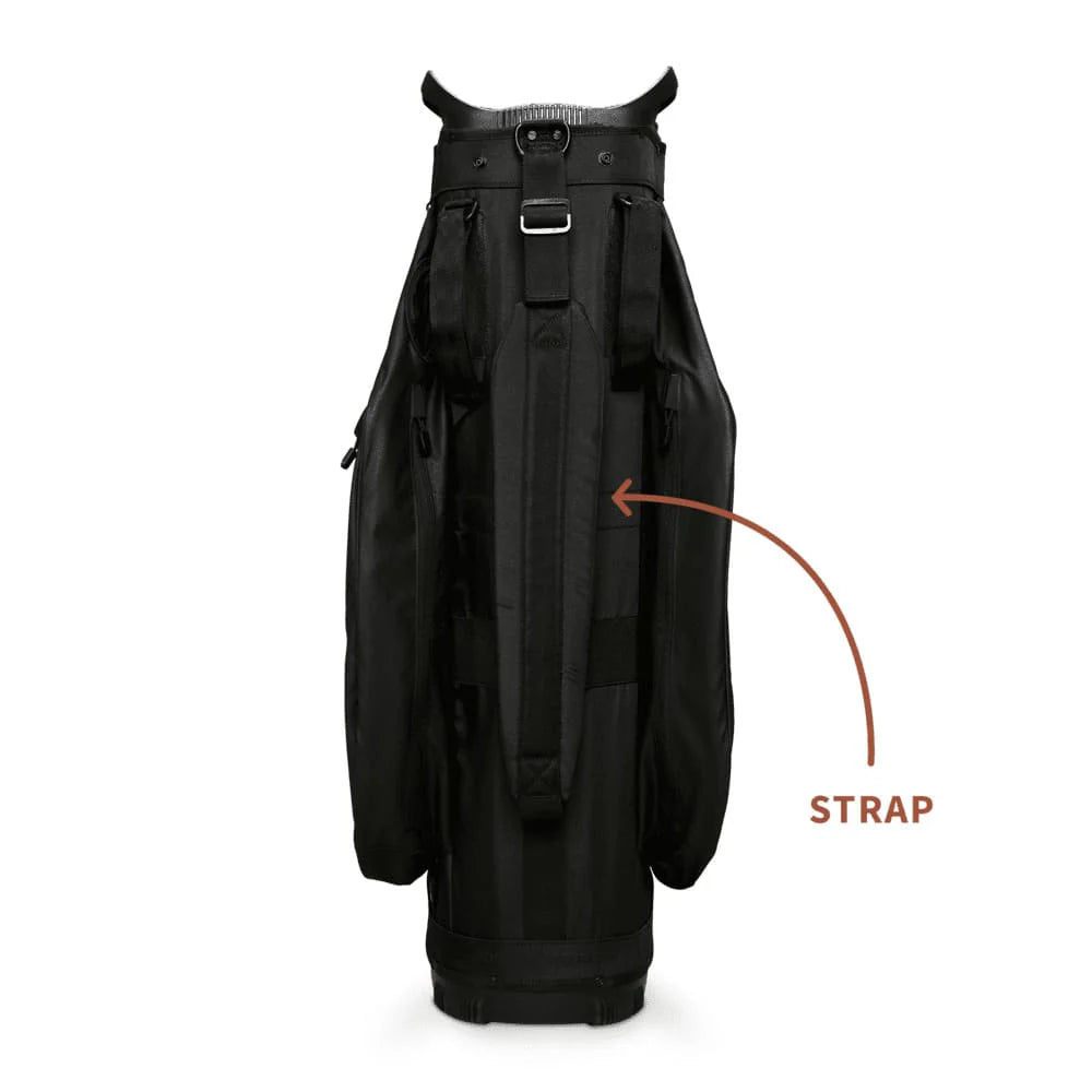 SUNDAY GOLF BIG RIG CART BAG - MATTE BLACK