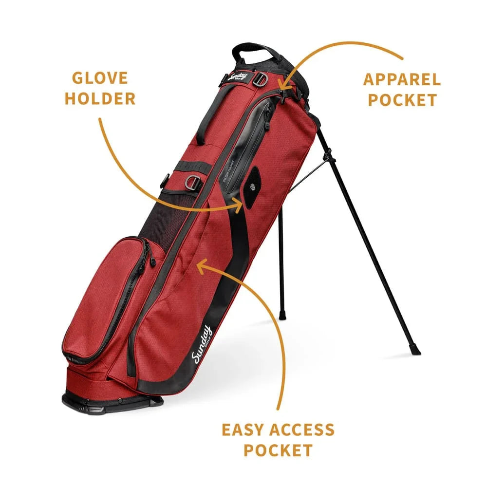 SUNDAY GOLF EL CAMINO WALKING BAG - RON BURGUNDY