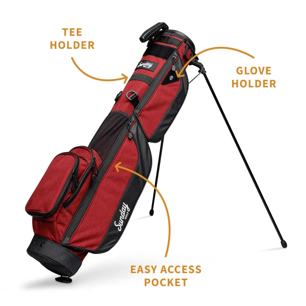 SUNDAY GOLF LOMA XL STAND BAG - RON BURGUNDY