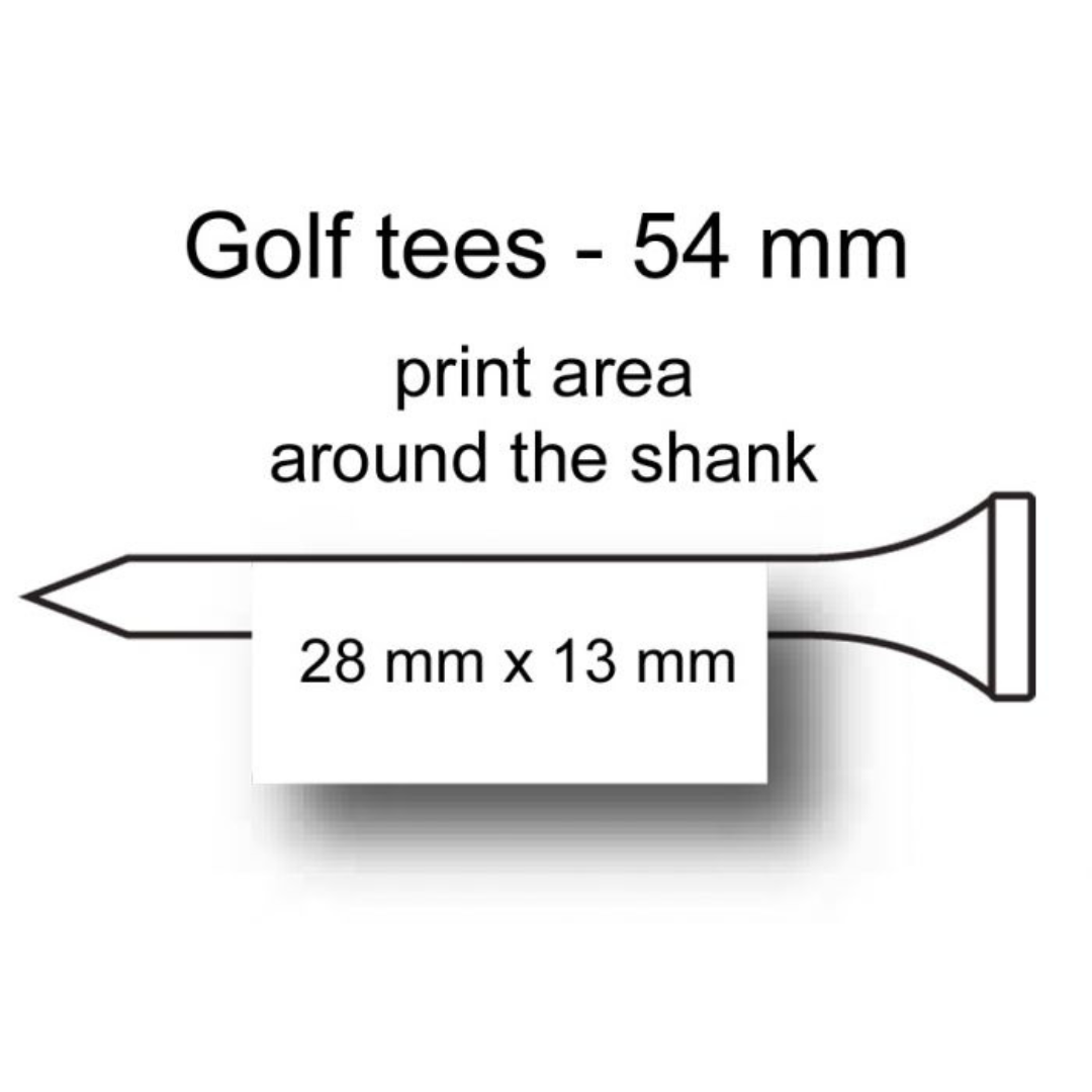 CUSTOM GOLF TEES (53/69mm) - MOQ 10,000