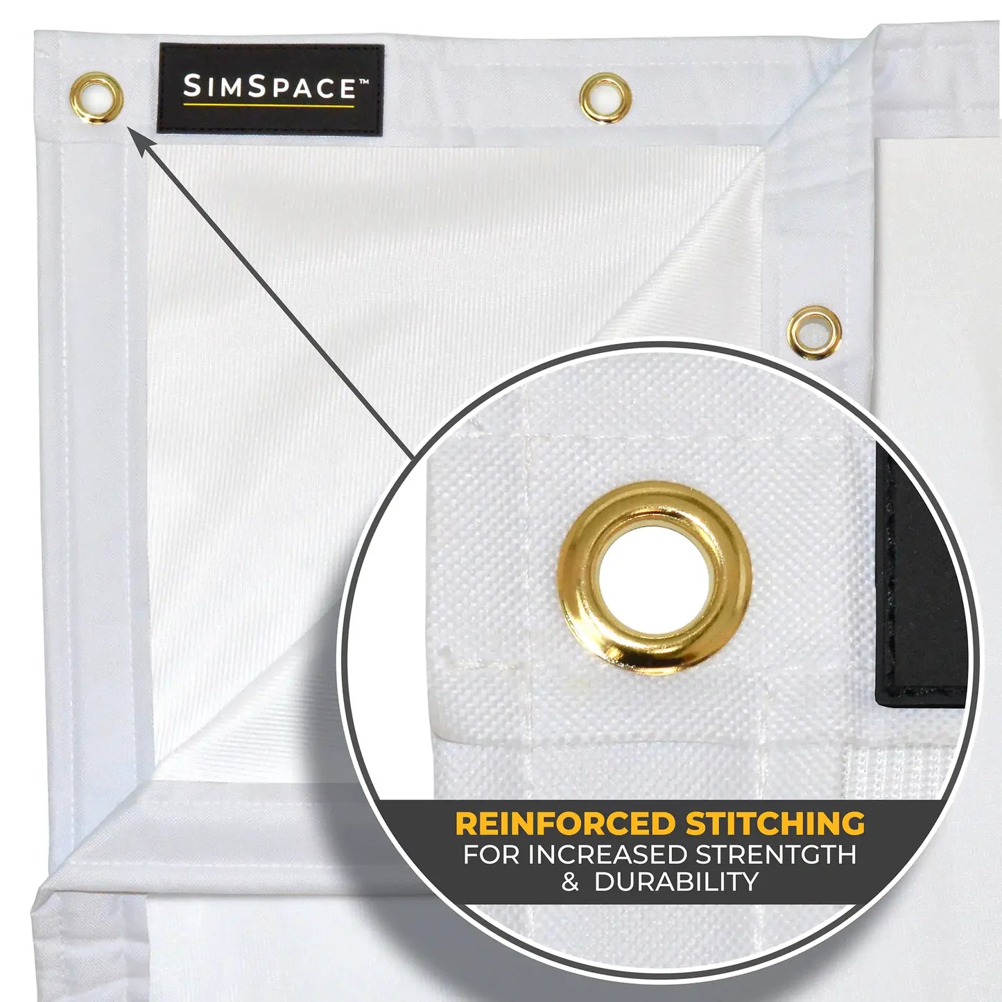 SIMSPACE DELUXE GOLF PRACTICE NET + SCREEN