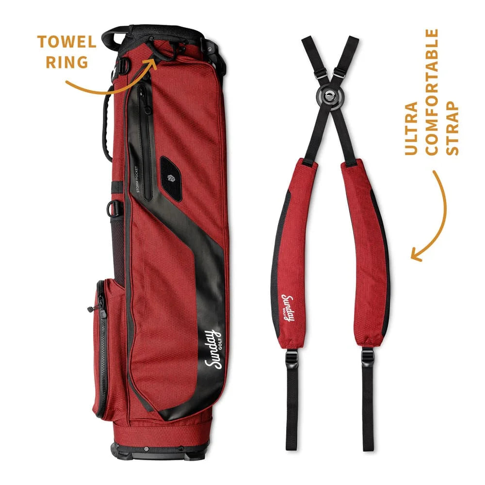 SUNDAY GOLF EL CAMINO WALKING BAG - RON BURGUNDY