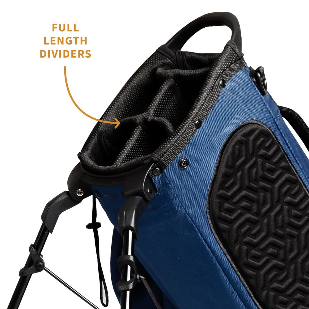 SUNDAY GOLF RYDER 23 STAND BAG - NAVY BLUE