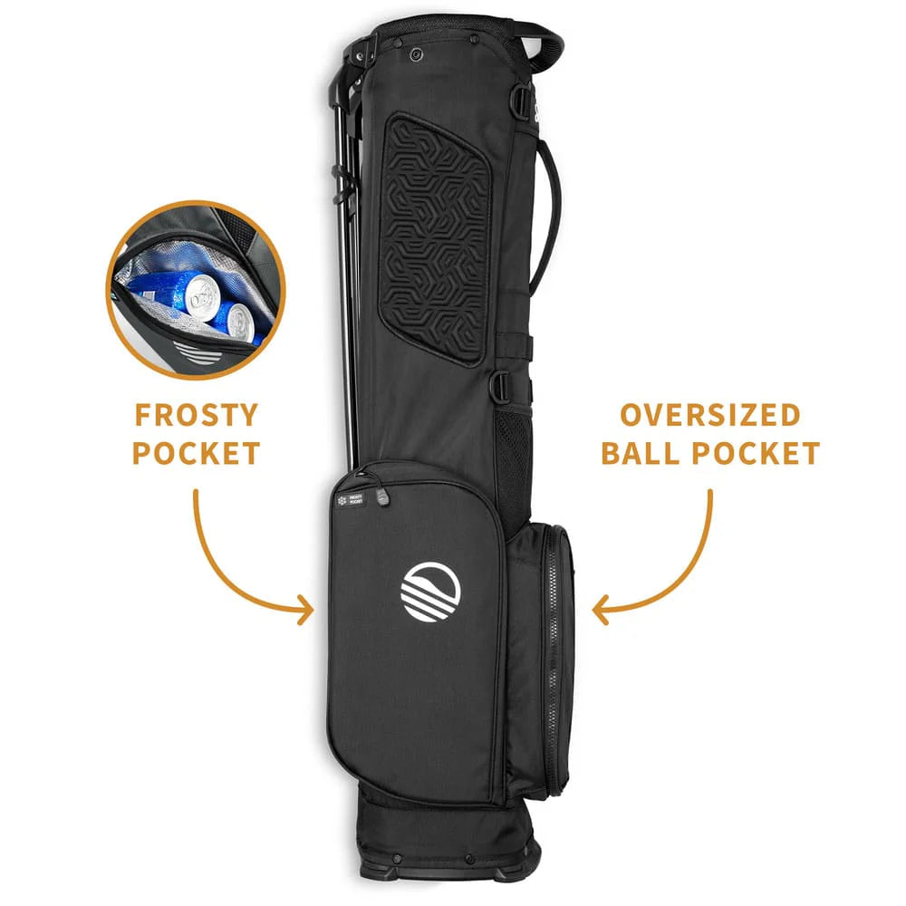 SUNDAY GOLF EL CAMINO WALKING BAG - MATTE BLACK