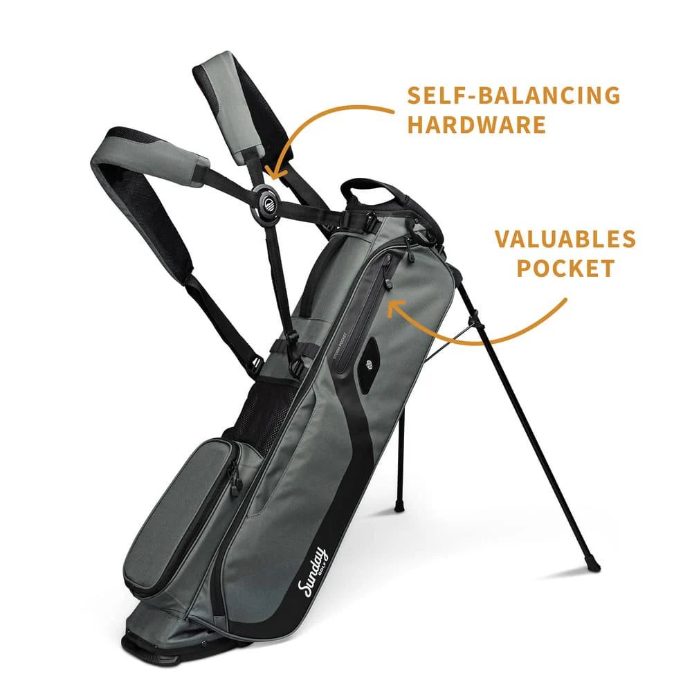 SUNDAY GOLF EL CAMINO WALKING BAG - MIDNIGHT GREEN