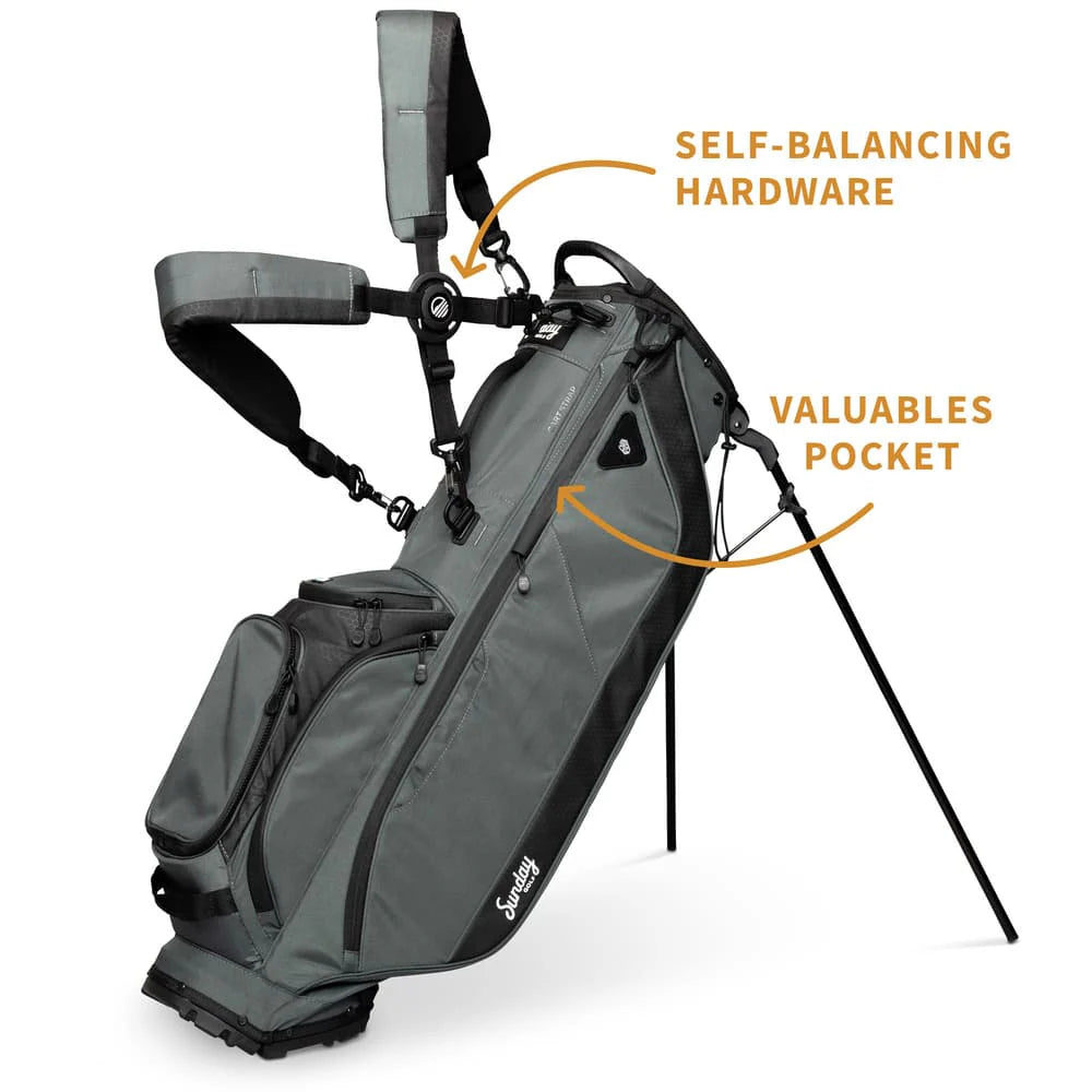 SUNDAY GOLF RYDER 23 STAND BAG - MIDNIGHT GREEN