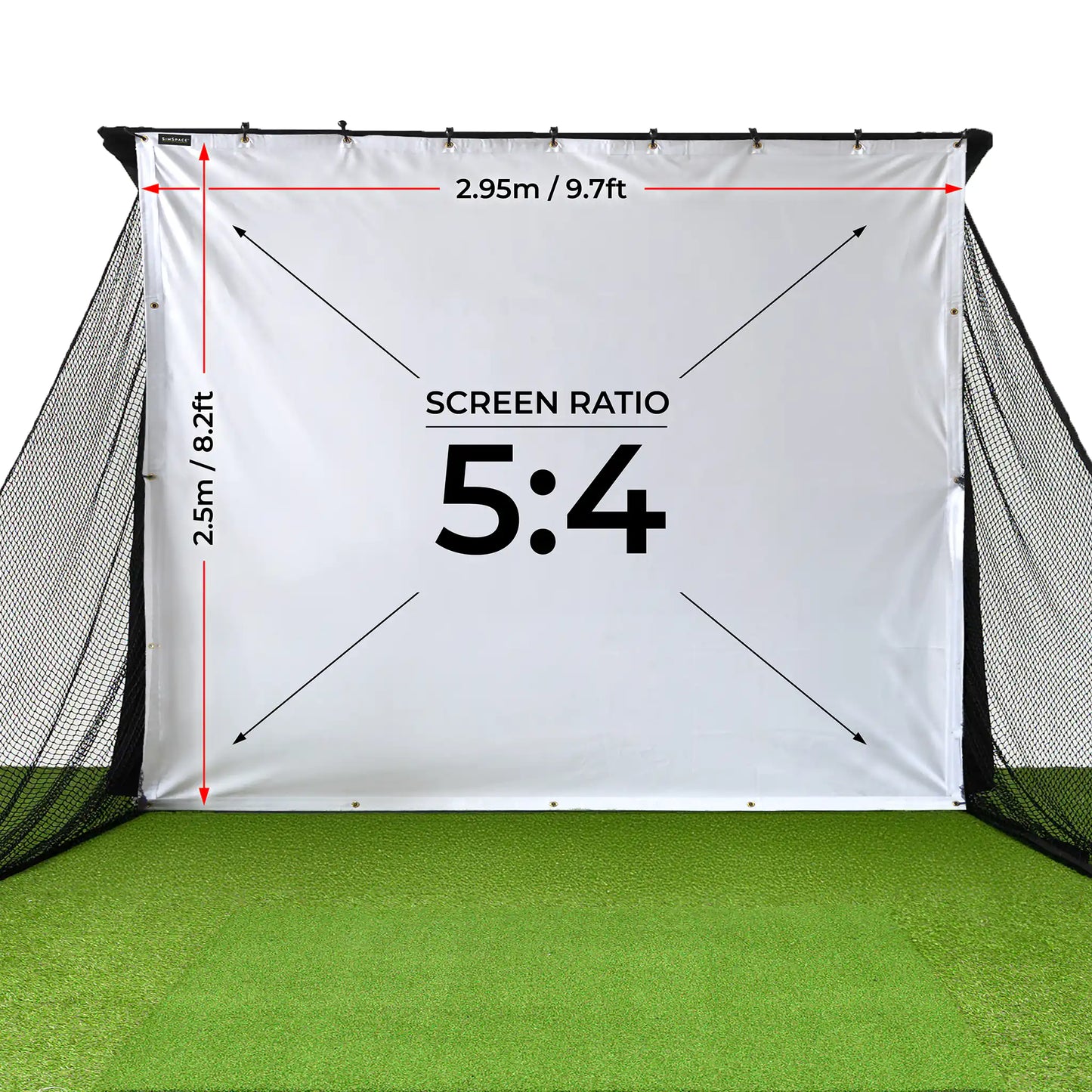 SIMSPACE WIDE DELUXE GOLF PRACTICE NET