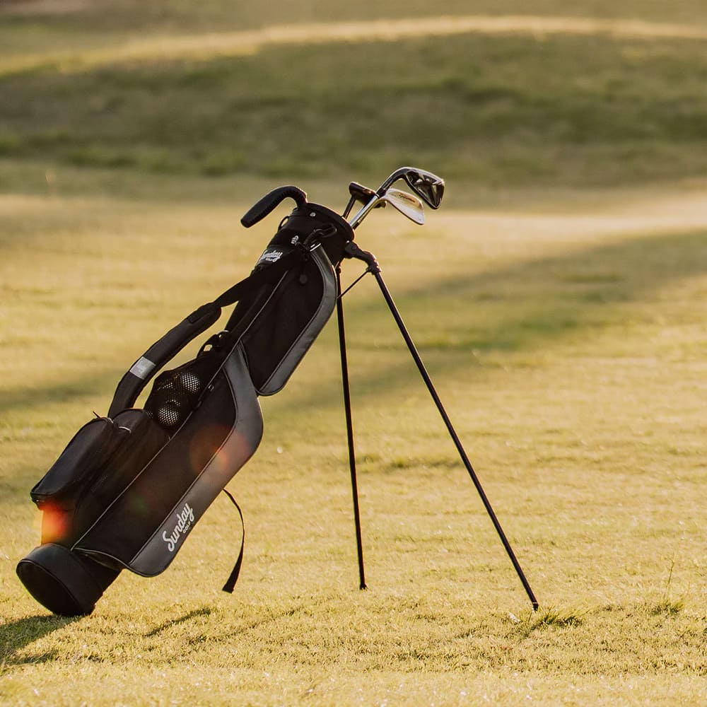 SUNDAY GOLF LOMA STAND BAG - MATTE BLACK