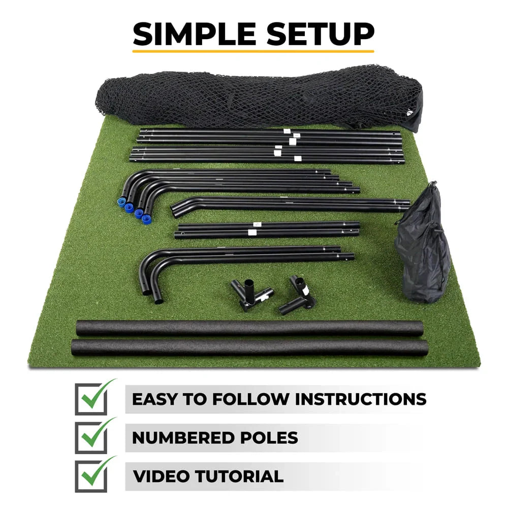SIMSPACE WIDE DELUXE GOLF PRACTICE NET