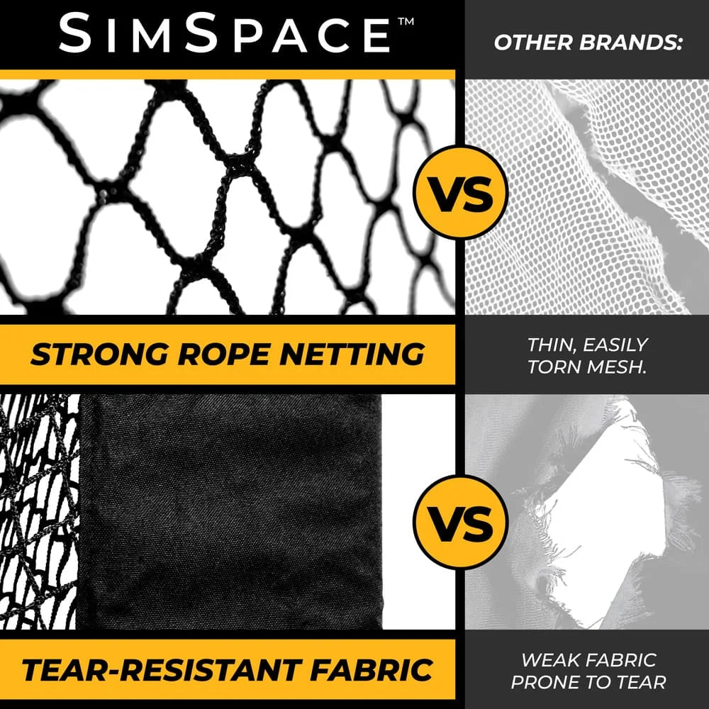 SIMSPACE WIDE DELUXE GOLF PRACTICE NET