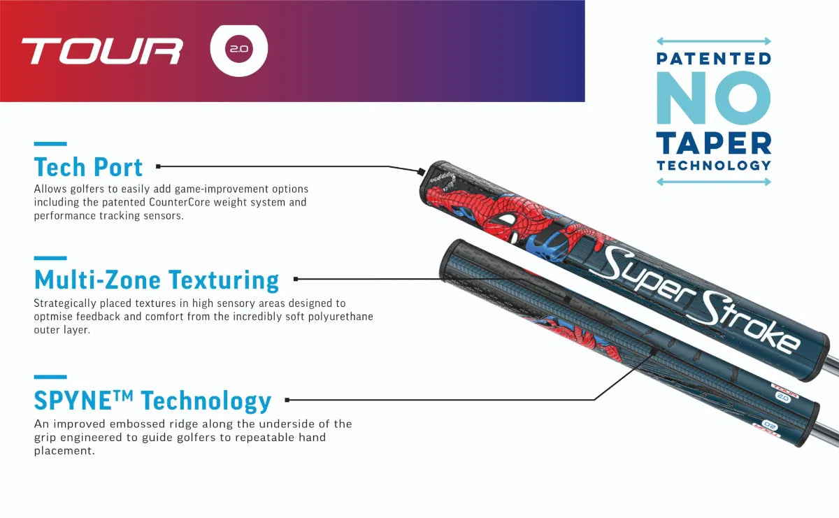 SUPERSTROKE MARVEL TOUR 2.0 - SPIDER-MAN PUTTER GRIP