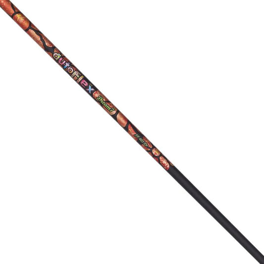 AUTOFLEX DREAM 7 GOLF DRIVER SHAFT BLACK AND ORANGE