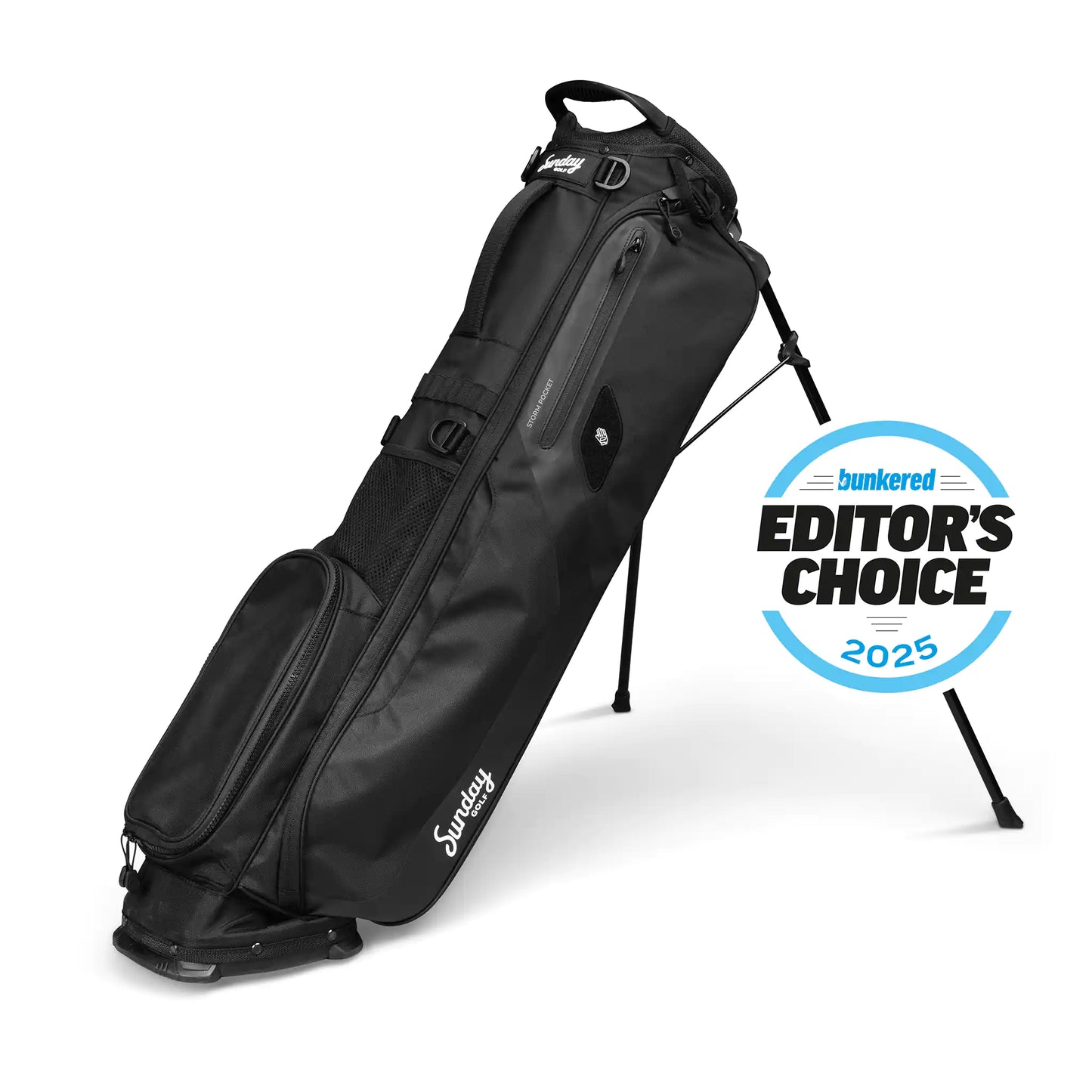 SUNDAY GOLF EL CAMINO WALKING BAG - MATTE BLACK