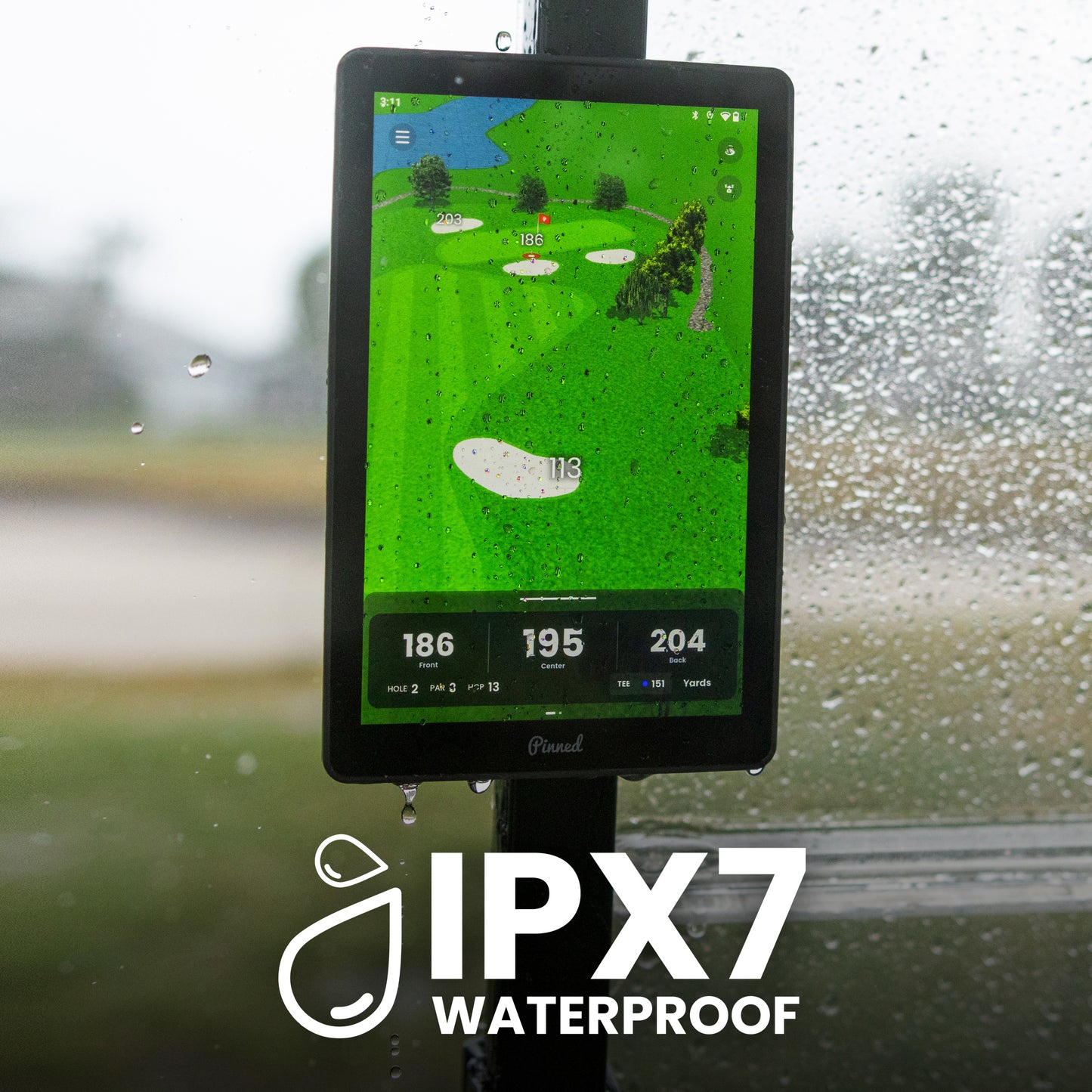 PINNED GOLF THE CADDIE GPS TABLET