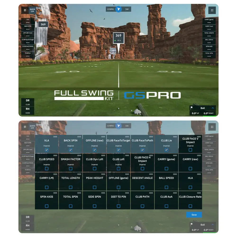 FULL SWING KIT + GS PRO HOME SIMULATOR BUNDLE