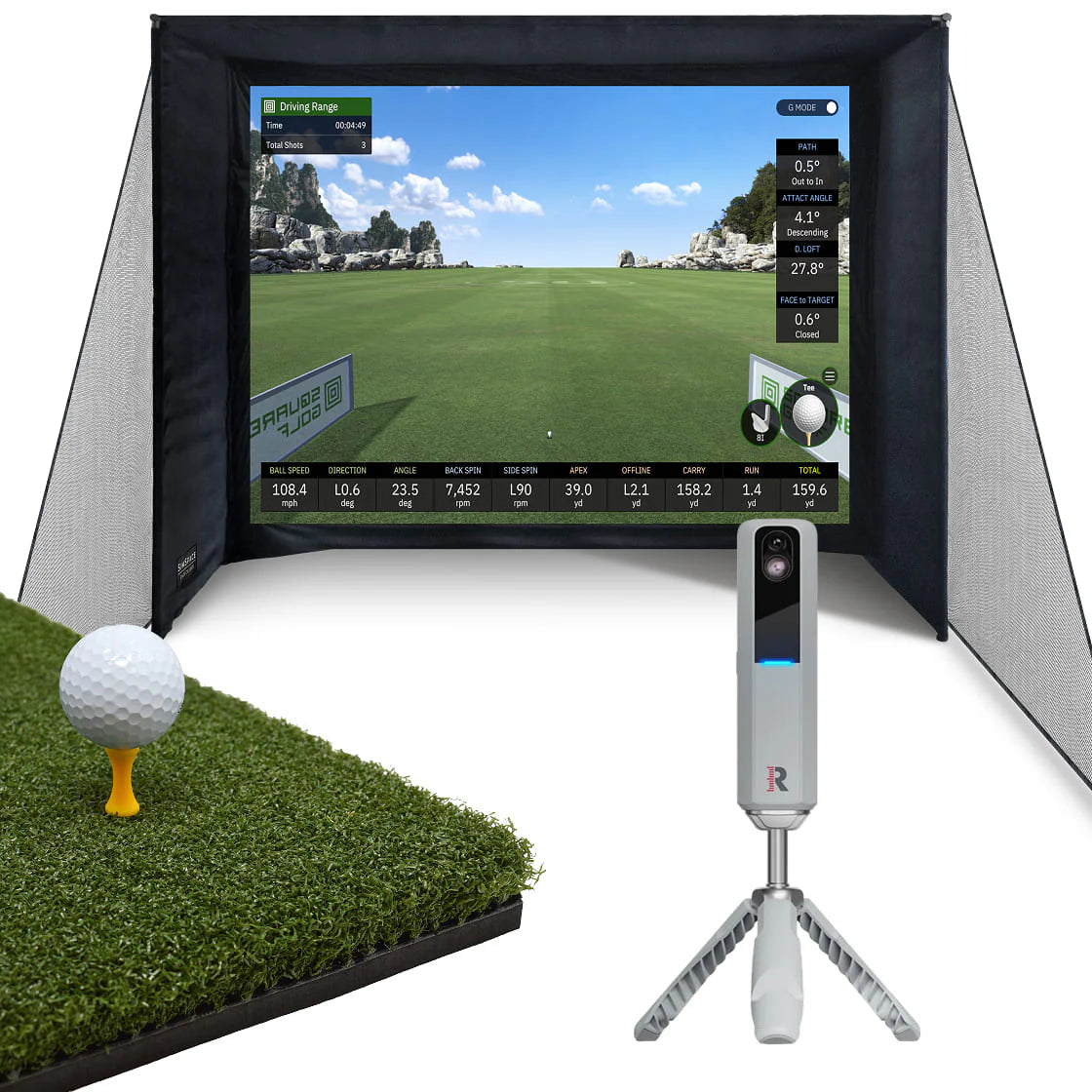 RAPSODO MLM2PRO HOME SIMULATOR BUNDLE