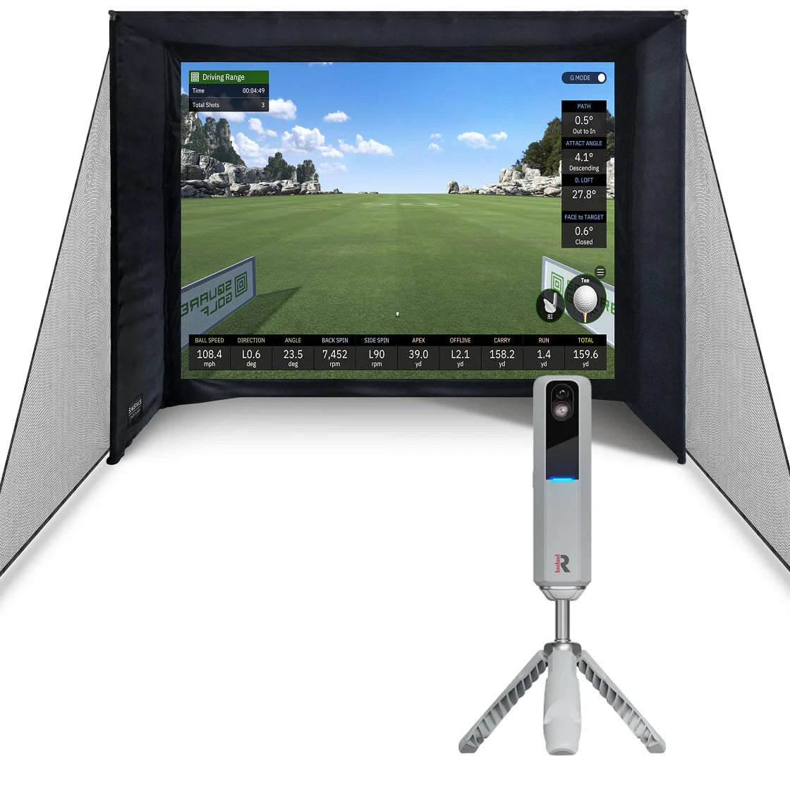 RAPSODO MLM2PRO HOME SIMULATOR BUNDLE