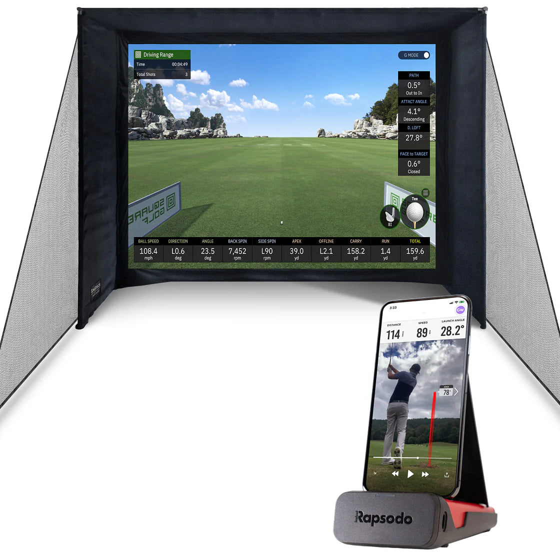RAPSODO MLM HOME SIMULATOR BUNDLE