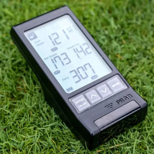 PRGR BLACK PORTABLE LAUNCH MONITOR