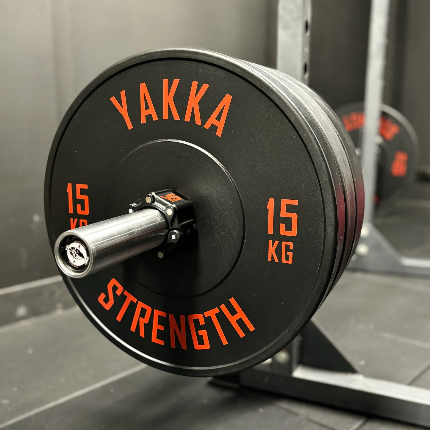 YAKKA STRENGTH BLACK BUMPER PLATES