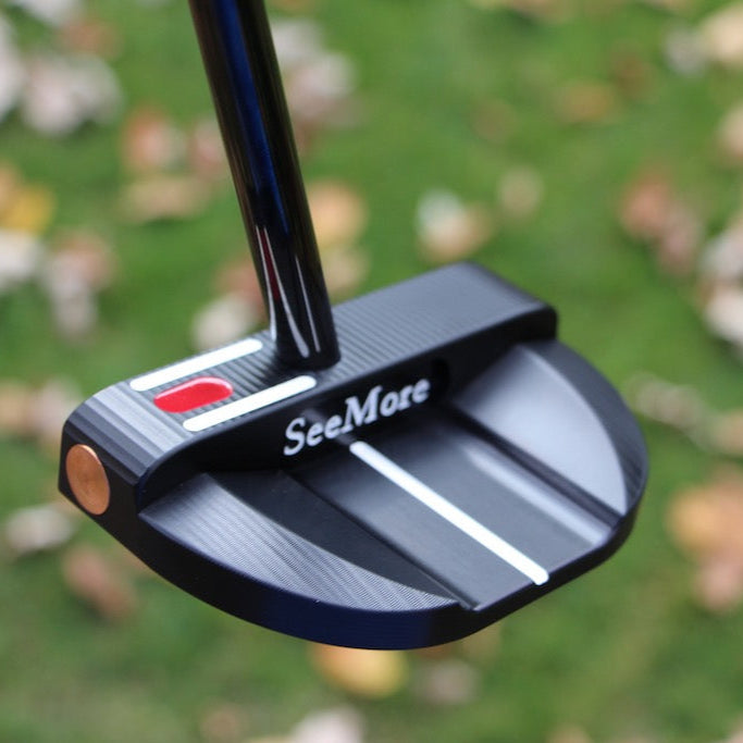 SEEMORE MINI GIANT MDX BLACK GOLF PUTTER