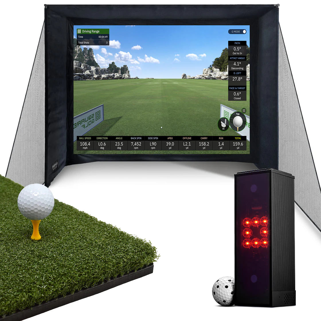 SQUARE GOLF HOME SIMULATOR BUNDLE