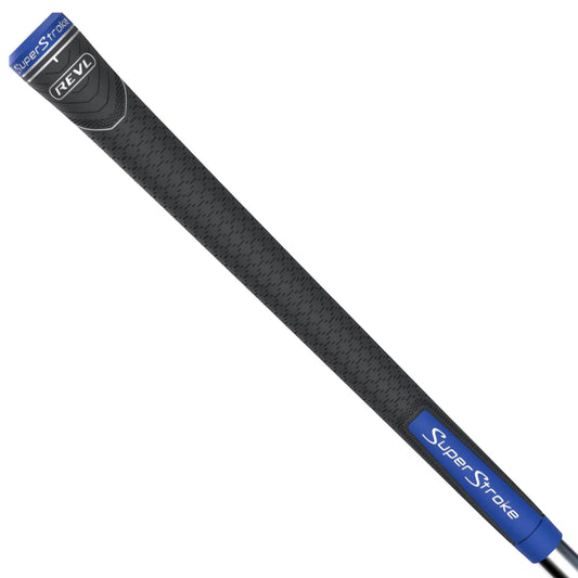 SUPERSTROKE REVL PLAYER GOLF GRIP - GREY/BLUE
