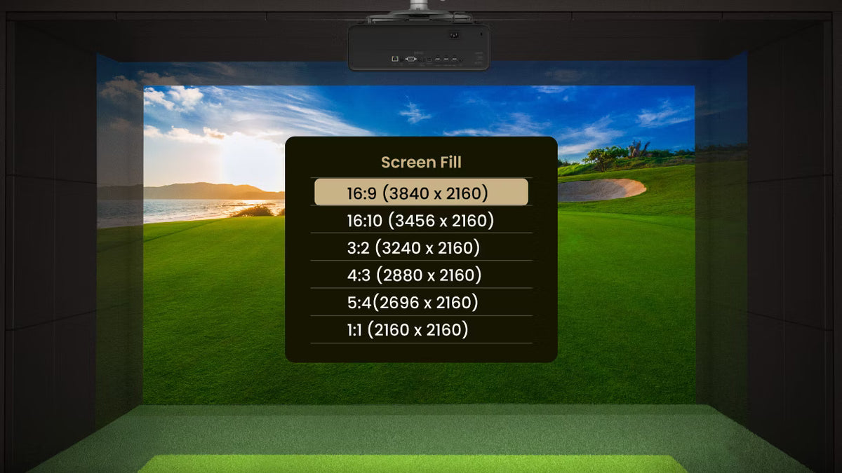 BENQ AK900ST 4K LASER GOLF PROJECTOR