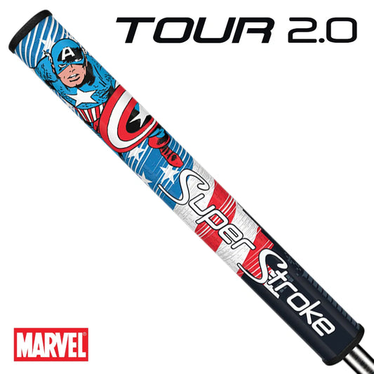 SUPERSTROKE LIMITED EDITION TOUR 2.0 - CAPTAIN AMERICA PUTTER GRIP