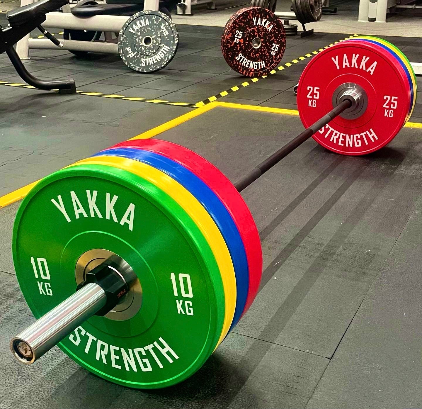 YAKKA STRENGTH THE PITMAN BAR - CERAKOTE / HARD CHROME
