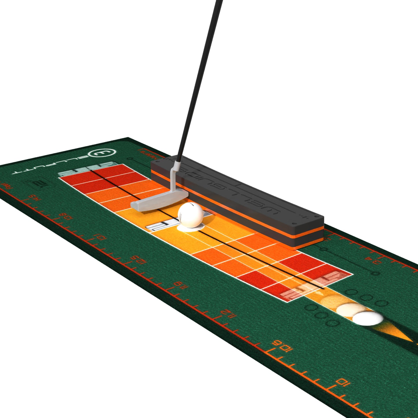 WELLPUTT STROKE MASTER PUTTING MAT