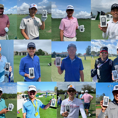 PRGR BLACK PORTABLE LAUNCH MONITOR