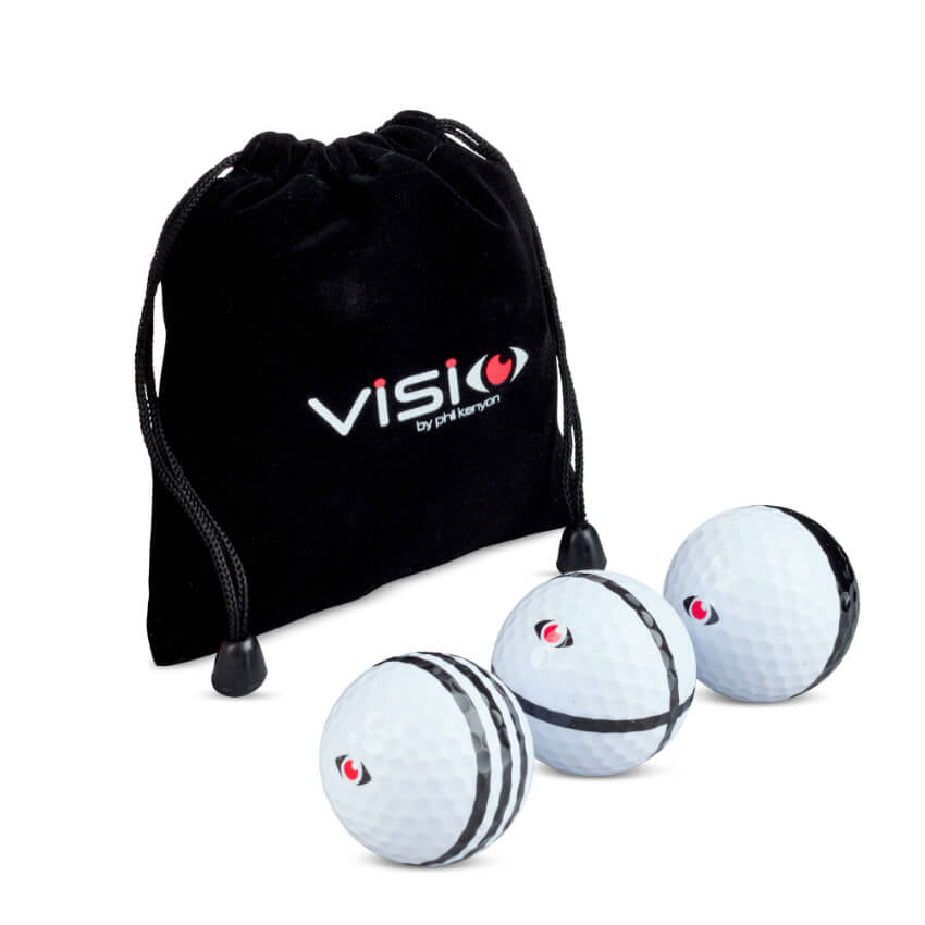 VISIO PUTTING BALLS (3 PACK)