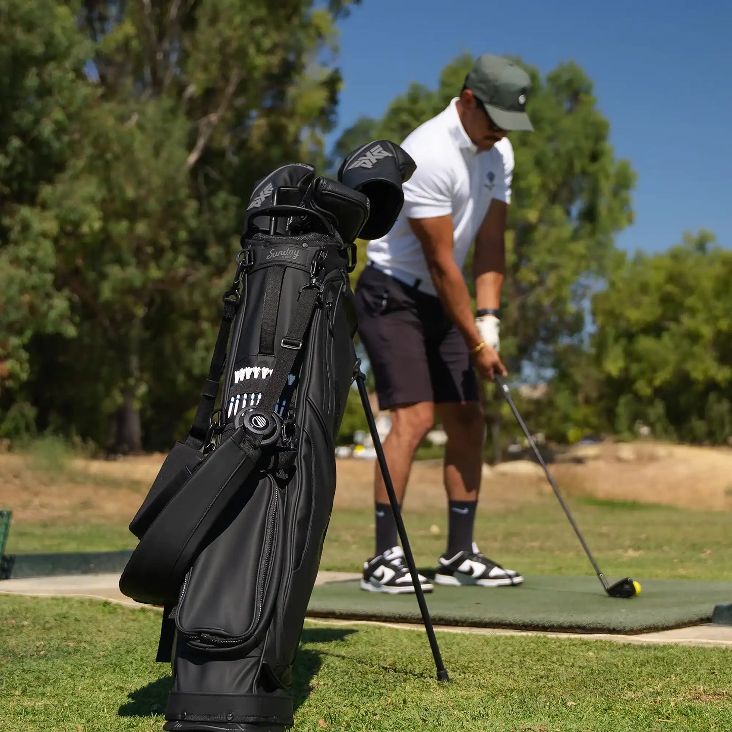 SUNDAY GOLF EL CAMINO S CLASS WALKING BAG - BLACK