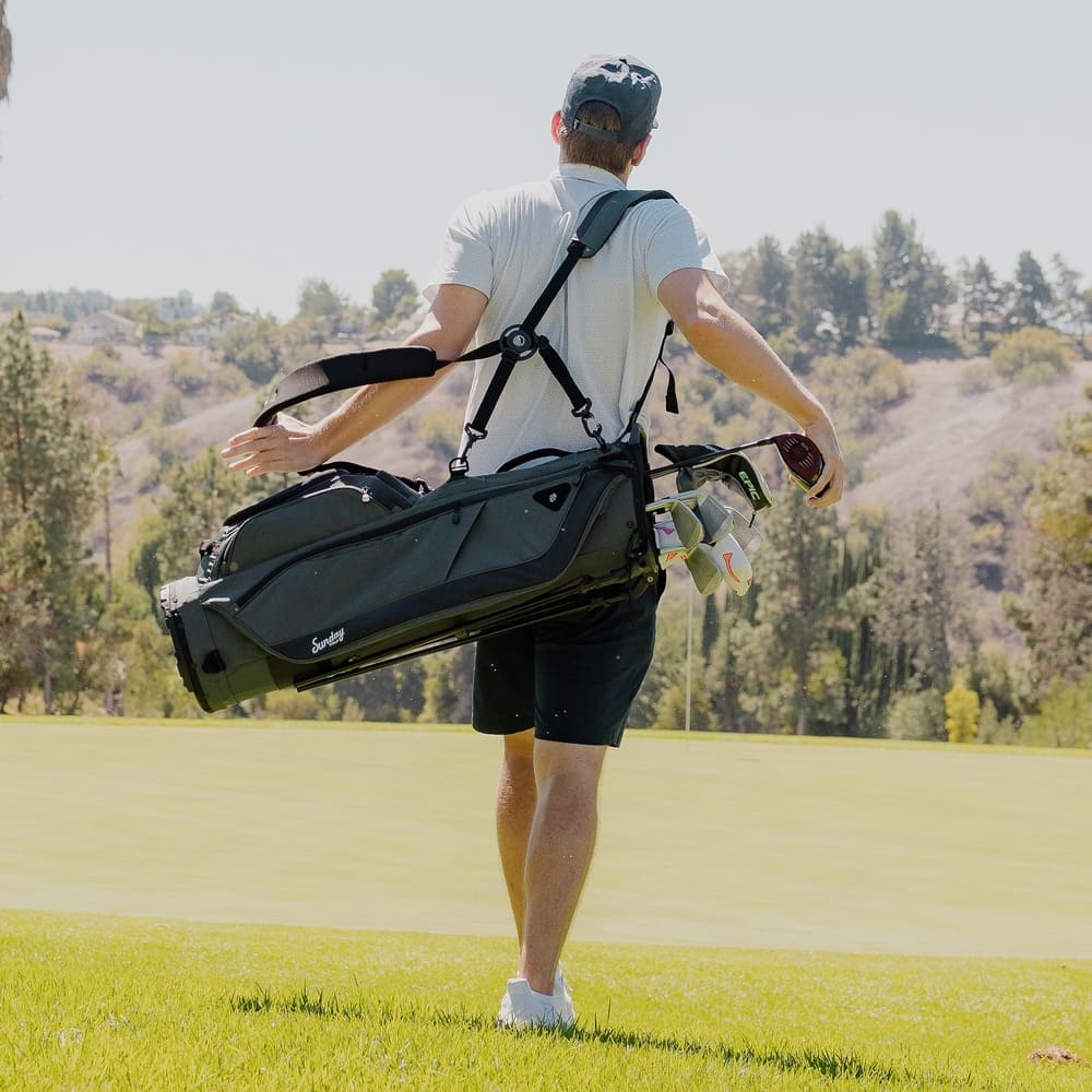 SUNDAY GOLF RYDER 23 STAND BAG - MIDNIGHT GREEN