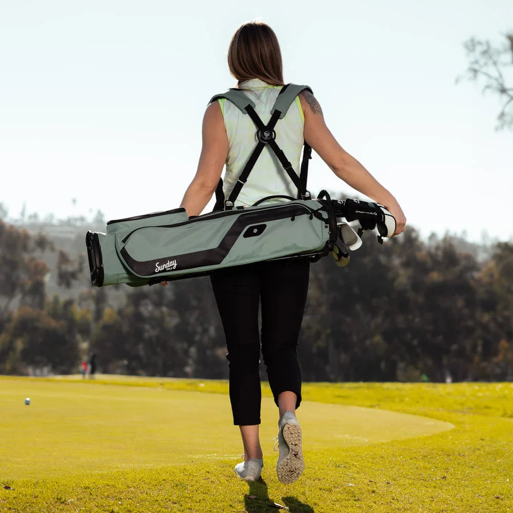 SUNDAY GOLF EL CAMINO WALKING BAG - SEAFOAM