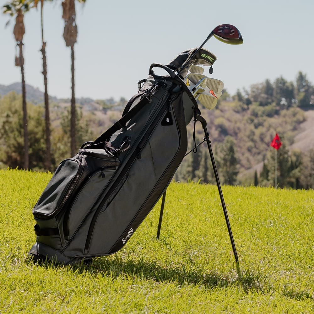 SUNDAY GOLF RYDER 23 STAND BAG - MIDNIGHT GREEN