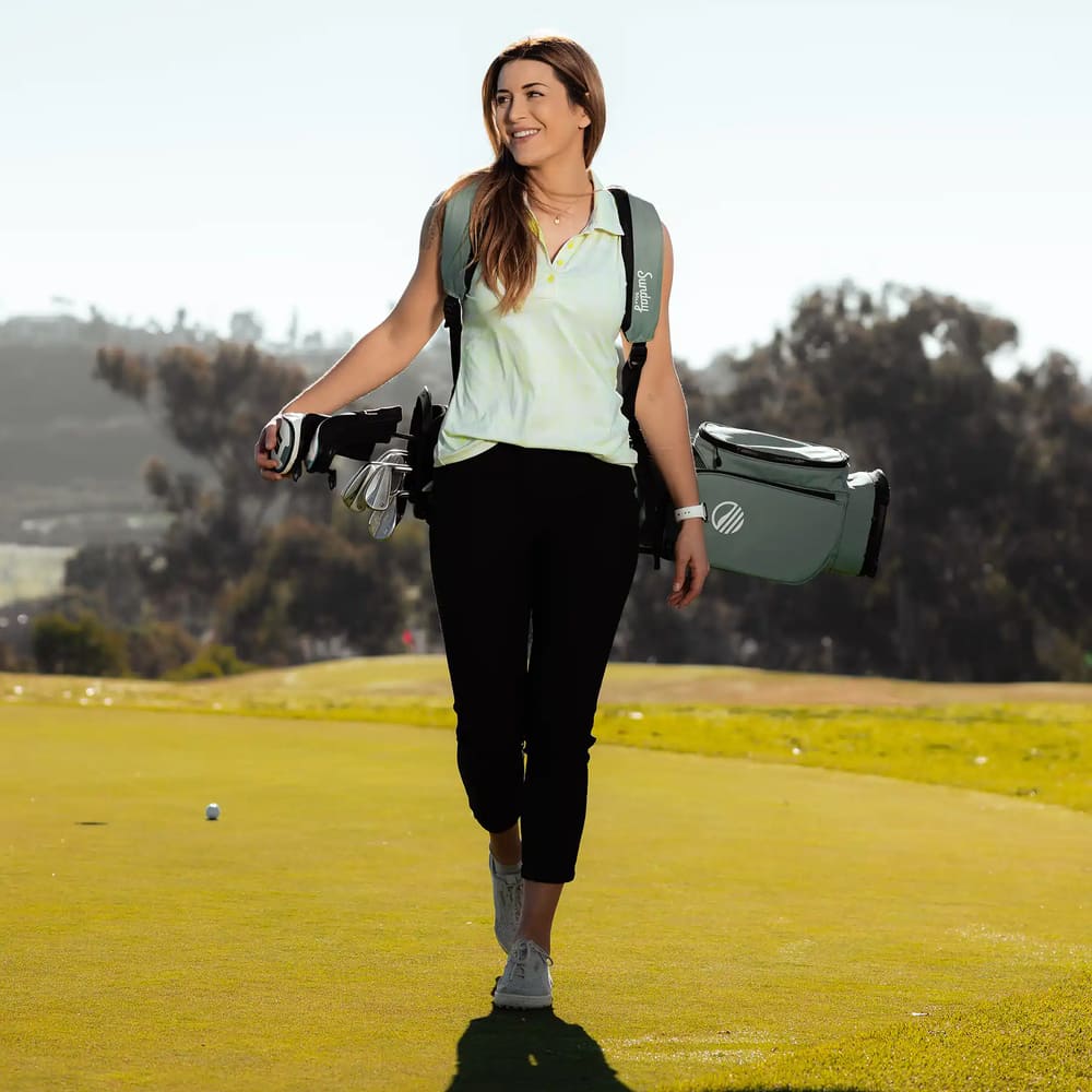 SUNDAY GOLF EL CAMINO WALKING BAG - SEAFOAM