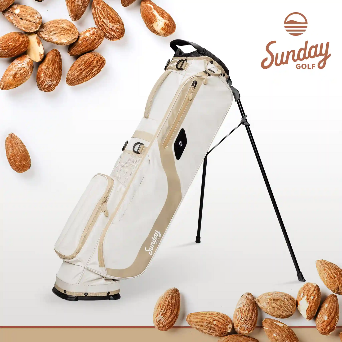SUNDAY GOLF EL CAMINO WALKING BAG - TOASTED ALMOND