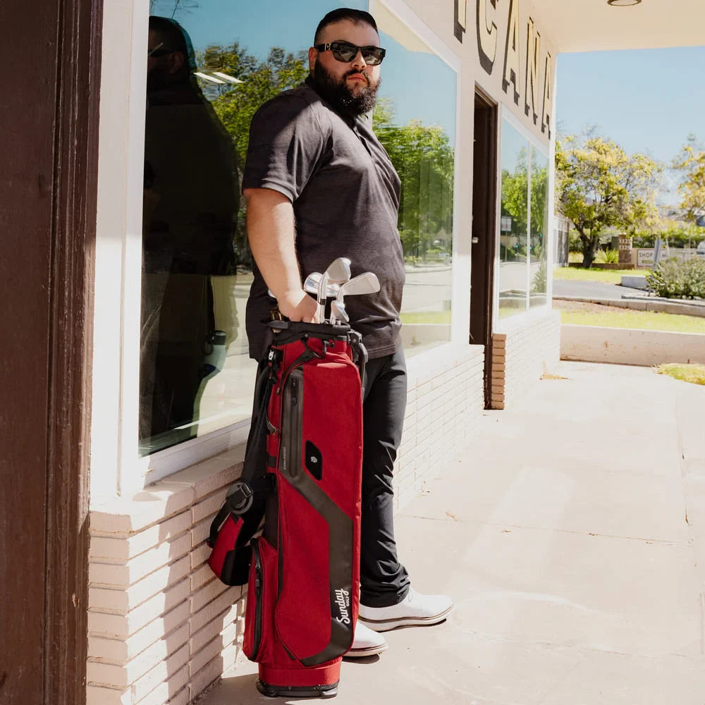 SUNDAY GOLF EL CAMINO WALKING BAG - RON BURGUNDY