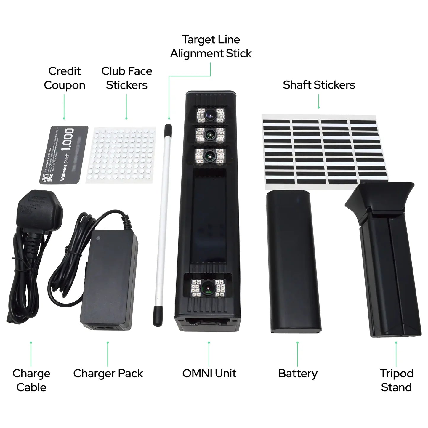 SQUARE GOLF OMNI LAUNCH MONITOR