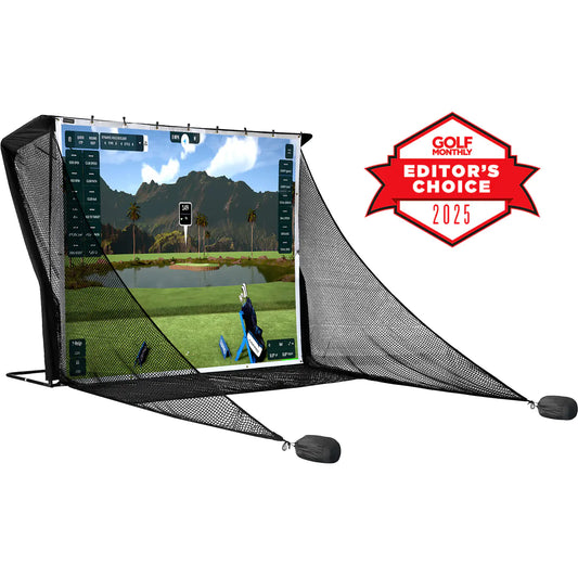 SIMSPACE WIDE DELUXE GOLF PRACTICE NET + SCREEN